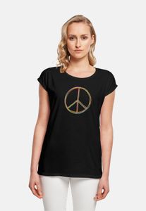 modernes Merchcode Damen T-Shirt 110 g/m² mit Baumwolle Schwarz