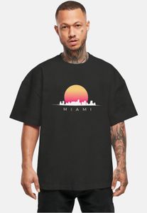 lässiges Merchcode Herren T-Shirt 300 g/m² mit Baumwolle Schwarz