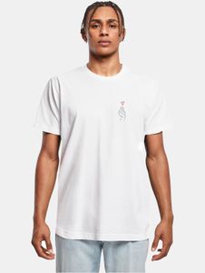 lässiges POD Herren T-Shirt Oversize 200 g/m² mit Baumwolle Weiß