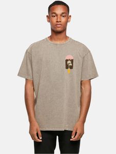 Comfortable POD men's T-shirt, oversize, 240 g/m², cotton, khaki