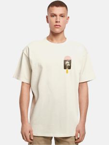 Casual Merchcode men's oversized T-shirt, 240 g/m², cotton, beige