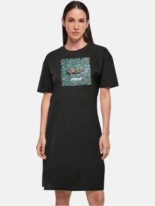 Robe POD légère pour femme, coupe oversize, 180 g/m², coton, noire