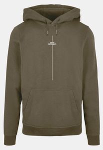 Felpa con cappuccio da uomo Soft POD 270 g/m² color kaki
