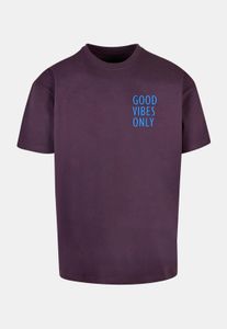lässiges POD Herren T-Shirt Oversize 240 g/m² mit Baumwolle Violett