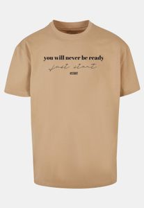 bequemes POD Herren T-Shirt Oversize 240 g/m² mit Baumwolle Beige