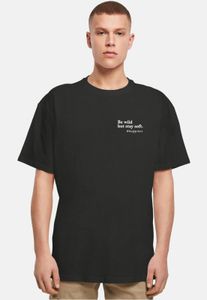 modernes Merchcode Herren T-Shirt Oversize 240 g/m² mit Baumwolle Schwarz