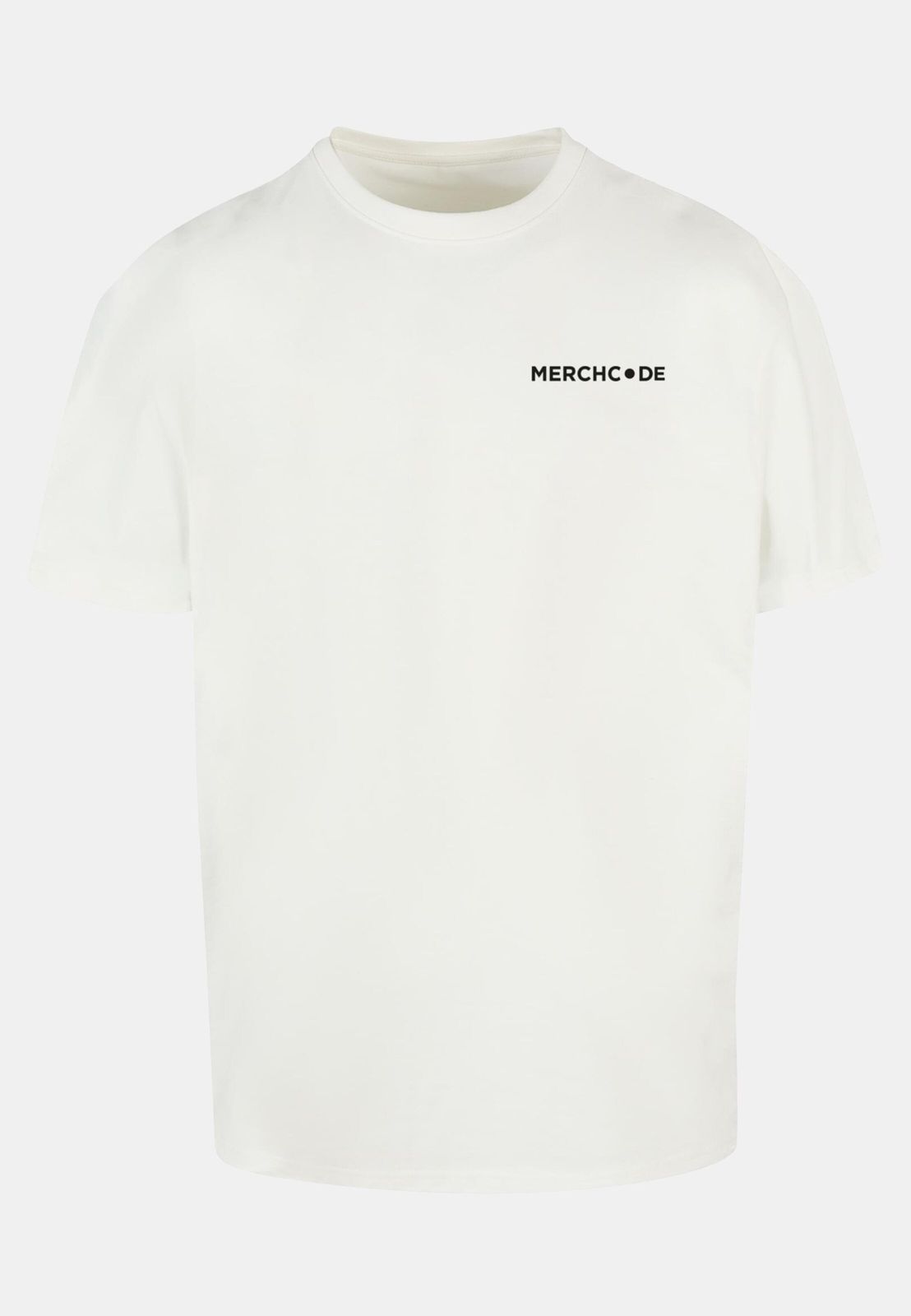 Merchcode Herren T-Shirt Oversize Baumwolle Weiß