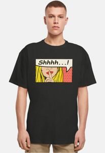 lässiges Merchcode Herren T-Shirt Oversize 240 g/m² mit Baumwolle Schwarz