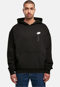 Felpa con cappuccio casual da uomo Merchcode, 460 g/m² in cotone, nera