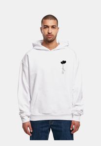 Comfortable Merchcode men's hoodie, oversized, 460 g/m², cotton, white