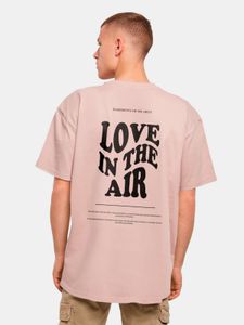 T-shirt oversize da uomo casual Merchcode, 240 g/m², cotone, rosa antico