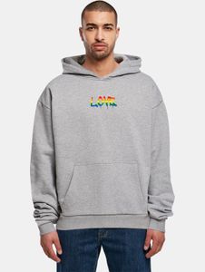 moderner Merchcode Herren Hoodie 460 g/m² mit Baumwolle Grau