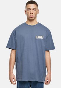 modernes Merchcode Herren T-Shirt Kapuze Oversize 240 g/m² mit Baumwolle Blau