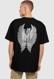 Casual Merchcode Men's Oversized Denim T-Shirt 240 g/m² with Cotton, Black