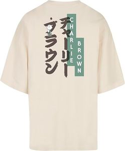 T-shirt homme décontracté Merchcode 220 g/m² en coton écru et blanc