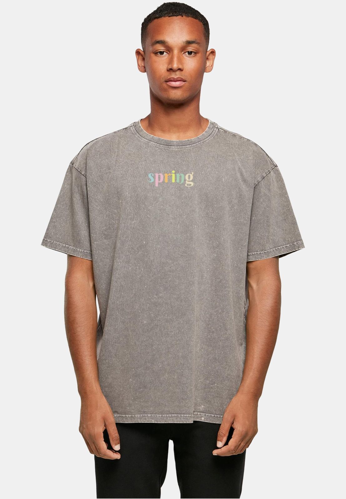 modernes Merchcode Herren T-Shirt 240 g/m² mit Baumwolle Grau