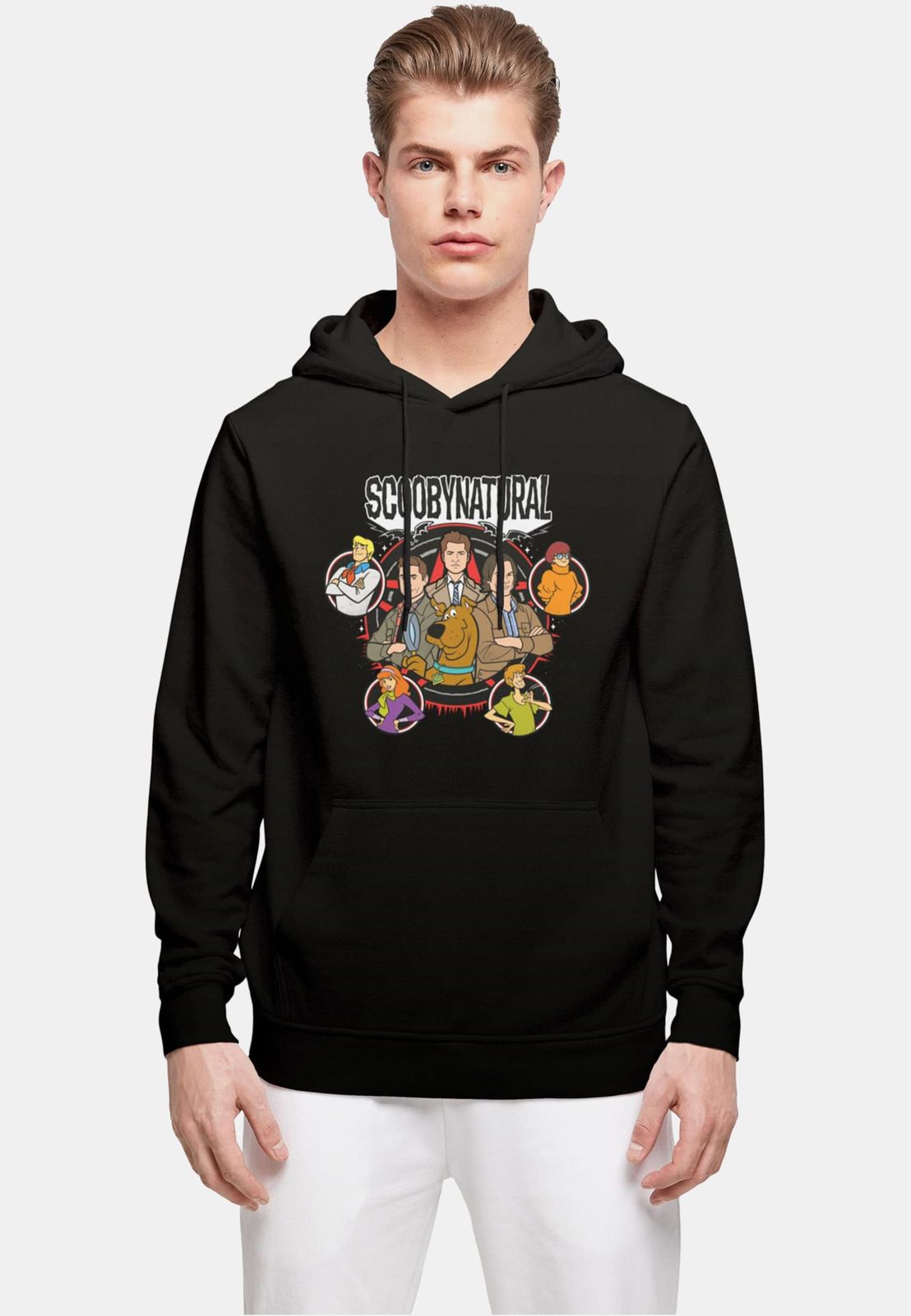 Absolute Cult Herren Hoodie mit Kapuze Schwarz