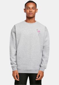 Sweat-shirt homme Merchcode décontracté, poignets côtelés, coupe oversize, 300 g/m², coton, gris