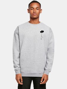 modernes Merchcode Herren Sweatshirt 300 g/m² mit Baumwolle Grau