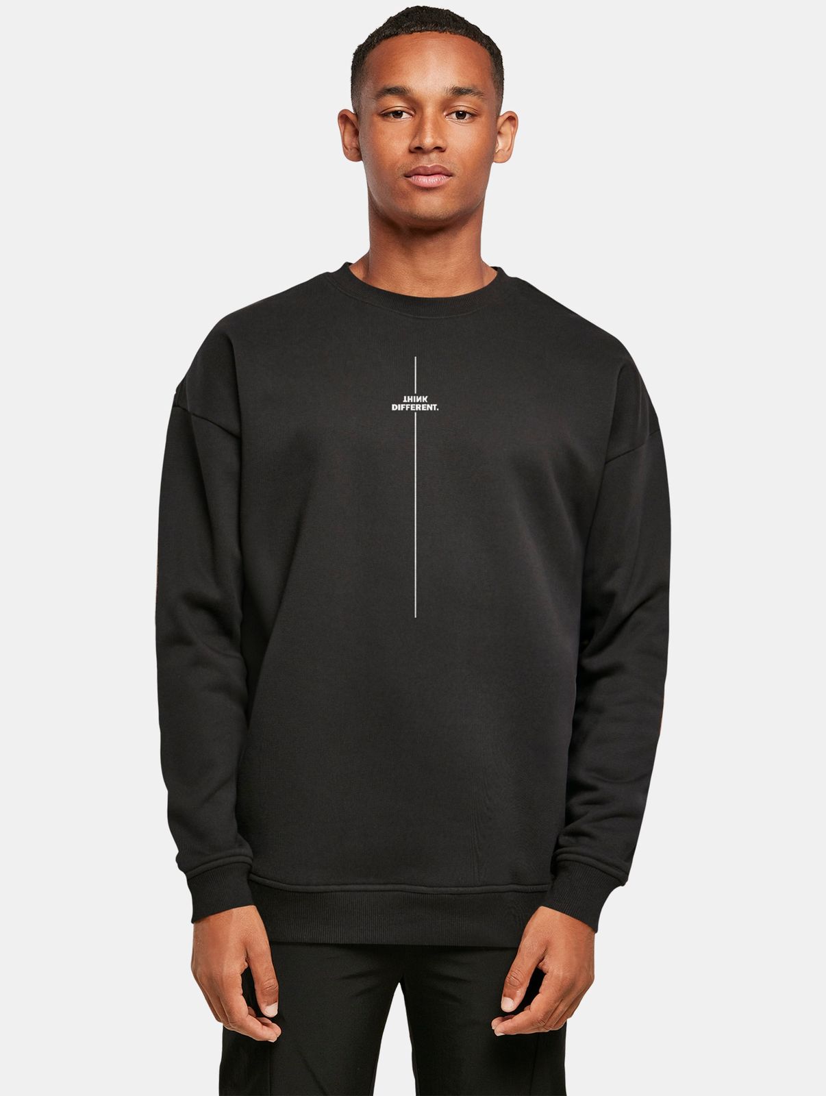 Merchcode Herren Sweatshirt mit Baumwolle Schwarz
