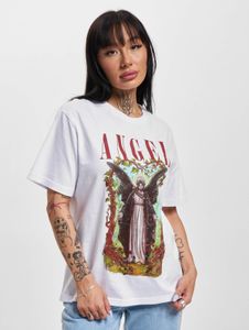 bequemes Miss Tee Damen T-Shirt 140 g/m² mit Baumwolle Weiß