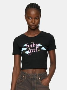 sporty Miss Tee women's T-shirt 140 g/m² with cotton black