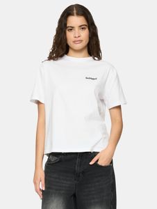 sportliches Miss Tee Damen T-Shirt 140 g/m² mit Baumwolle Weiß