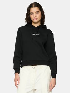 weicher Miss Tee Damen Hoodie mit Baumwolle Schwarz