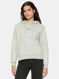 Sweat à capuche confortable Miss Tee pour femme, en coton gris