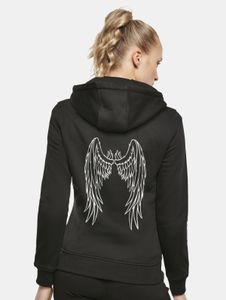 bequemer Miss Tee Damen Hoodie 300 g/m² mit Baumwolle Schwarz