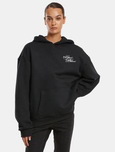 Comfortable Miss Tee women's hoodie, 330 g/m², made of cotton, black