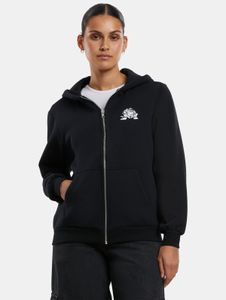lässiger Miss Tee Damen Hoodie 330 g/m² mit Baumwolle Schwarz