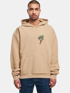 Felpa con cappuccio da uomo Soft Mister Tee con polsini e cappuccio a coste, 460 g/m² di cotone, beige