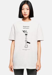 Camiseta cómoda Mister Tee para mujer, 220 g/m², algodón, blanca