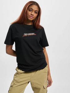 modernes Mister Tee Damen T-Shirt Oversize 180 g/m² mit Baumwolle Schwarz
