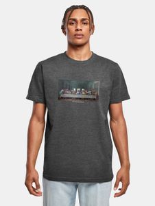 modernes Mister Tee Herren T-Shirt 180 g/m² mit Baumwolle Anthrazit
