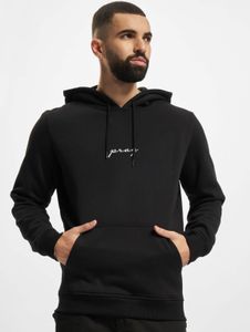 Comfortable Mister Tee men's sweatshirt with pockets and hood, 300 g/m² cotton, black