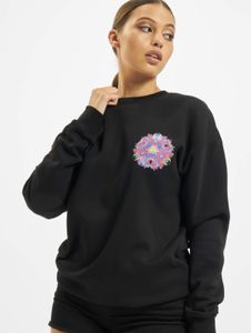 weiches Mister Tee Damen Sweatshirt Oversize Fleece 300 g/m² mit Baumwolle Schwarz