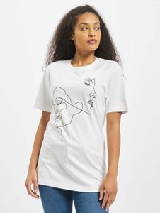 modernes Mister Tee Damen T-Shirt 180 g/m² mit Baumwolle Weiß