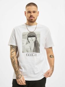 sportliches Mister Tee Herren T-Shirt 180 g/m² mit Baumwolle Weiß