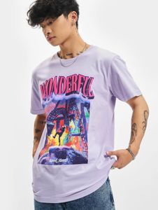 sporty Mister Tee men's T-shirt 180 g/m² with cotton, violet