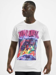 modernes Mister Tee Herren T-Shirt 180 g/m² mit Baumwolle Weiß