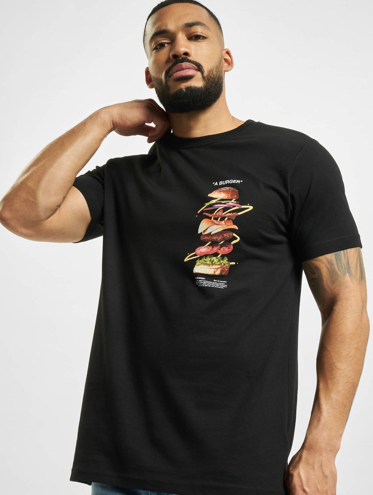 Comoda t-shirt da uomo Mister Tee, 180 g/m², cotone, nera.