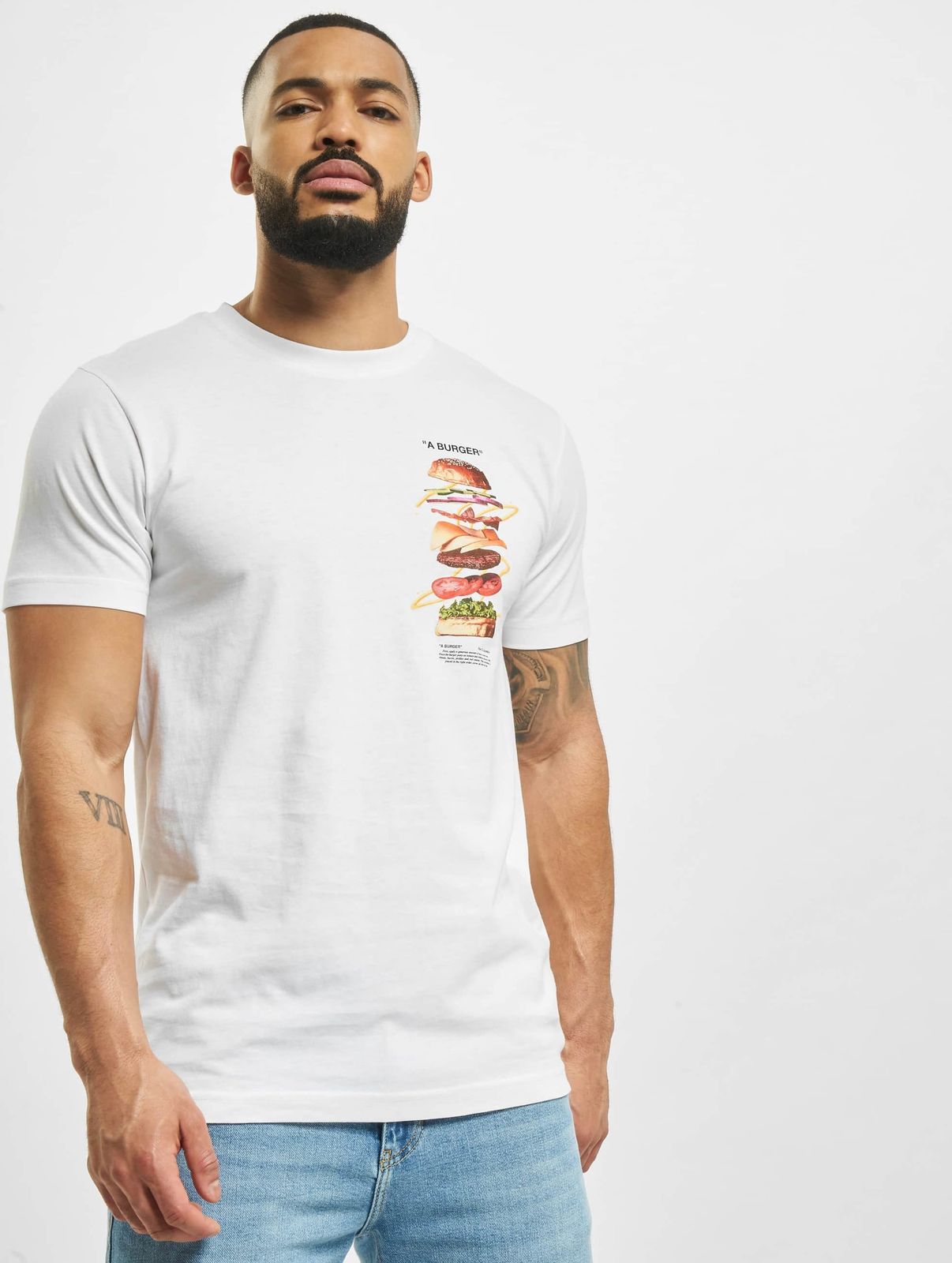 Mister Tee Herren T-Shirt aus Baumwolle Weiß
