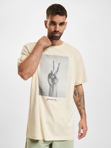 T-shirt sportiva da uomo Mister Tee, 180 g/m² in cotone, beige