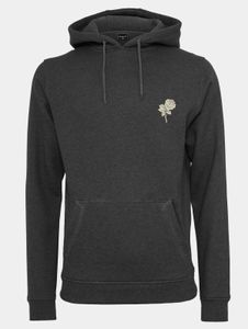 moderner Mister Tee Herren Hoodie Kordelzug Rippbündchen 300 g/m² mit Baumwolle Anthrazit