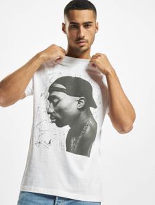 Camiseta cómoda Mister Tee para hombre, 180 g/m², algodón, blanca