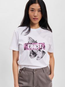 T-shirt homme Mister Tee confortable en coton blanc