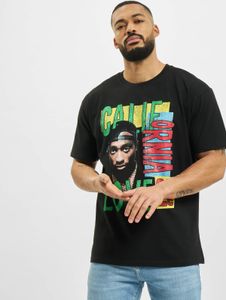 sportliches Mister Tee Herren T-Shirt Oversize 240 g/m² mit Baumwolle Schwarz