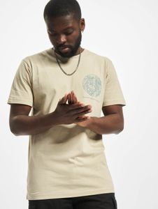 modernes Mister Tee Herren T-Shirt 180 g/m² mit Baumwolle Beige